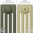 CI-RC-GREEN-003 - Richmond Green 4 Column Victorian Cast Iron Radiator H460mm x W399mm CI-RC-GREEN-003 - Richmond Green 4 Column Victorian Cast Iron Radiator H460mm x W399mm